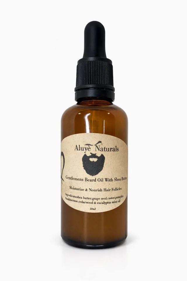 Deep Moisturising Rosehip Face & Body Oil in Aluye Naturals black packaging